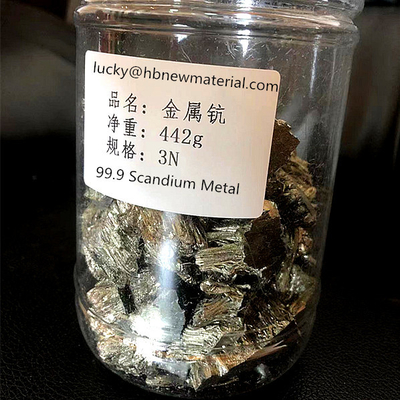 Hoge die Zuiverheidsscandium Metaal in Diverse Superalloys wordt toegepast
